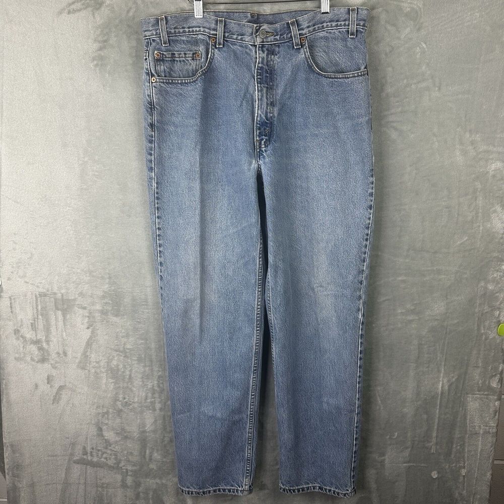 vintage levis 550 jeans Men's Relaxed Fit‎ Blue Denim 38x32*